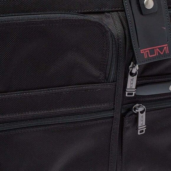 TUMI Black Nylon Gen 4.2 Organizer Portfolio Briefcase - Picture 4 of 16